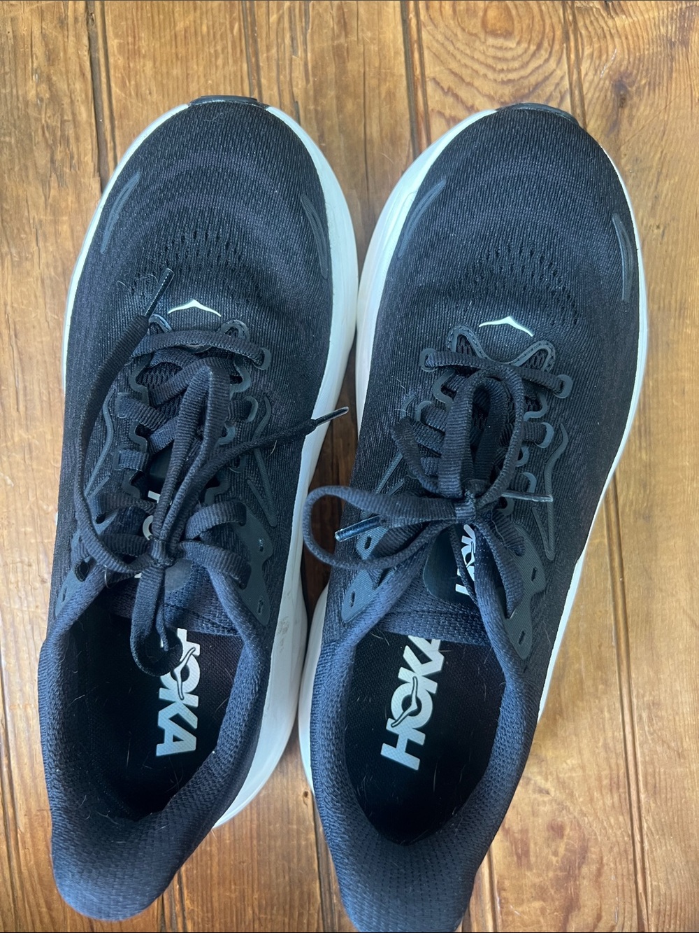 Hoka Women’s Ahari Black and White Running Shoes Sneakers size 8 wide - Picture 6 of 8